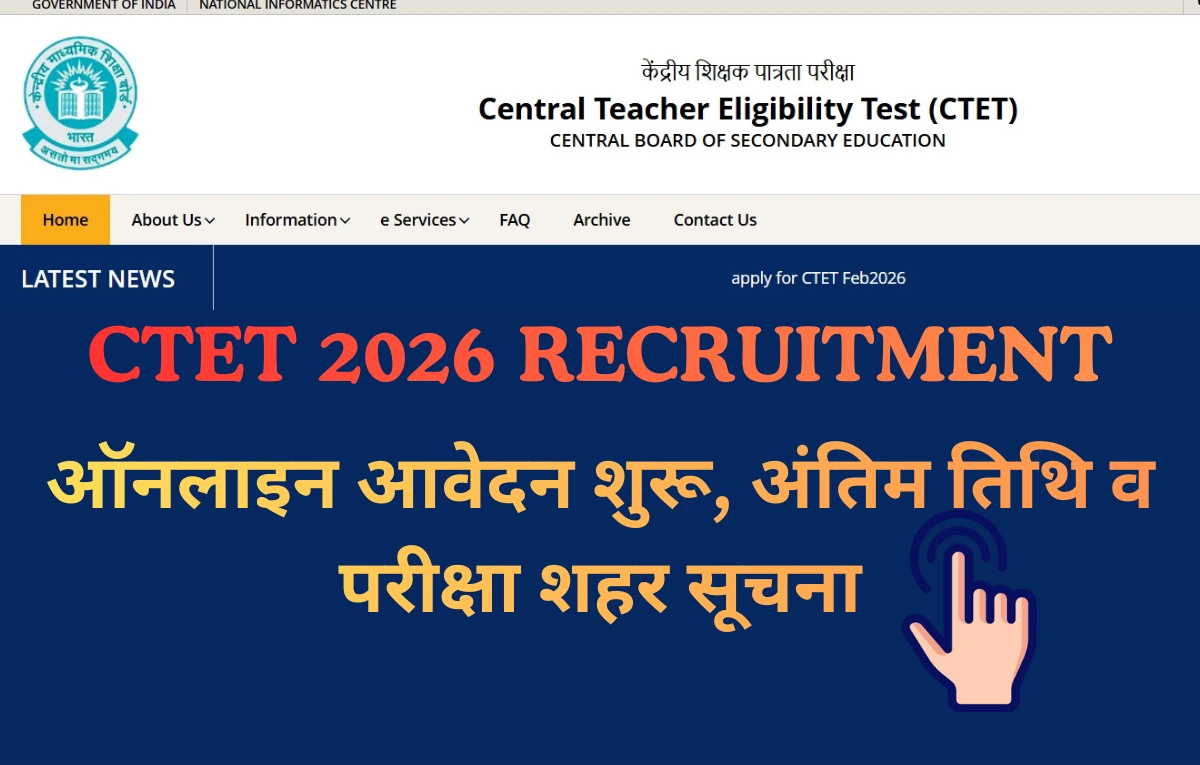 CTET 2026 RECRUITMENT