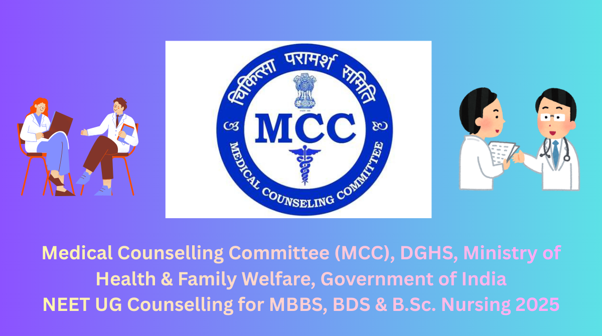 MCC NEET UG Counselling for MBBS